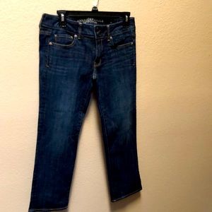 American eagle artist crop size 6 regular/standard